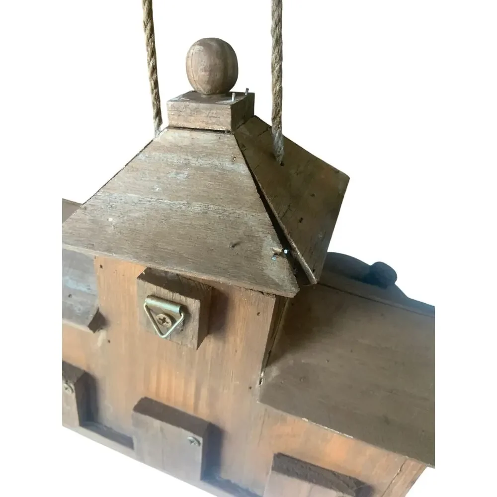 Wooden Multi-Family Birdhouse 10